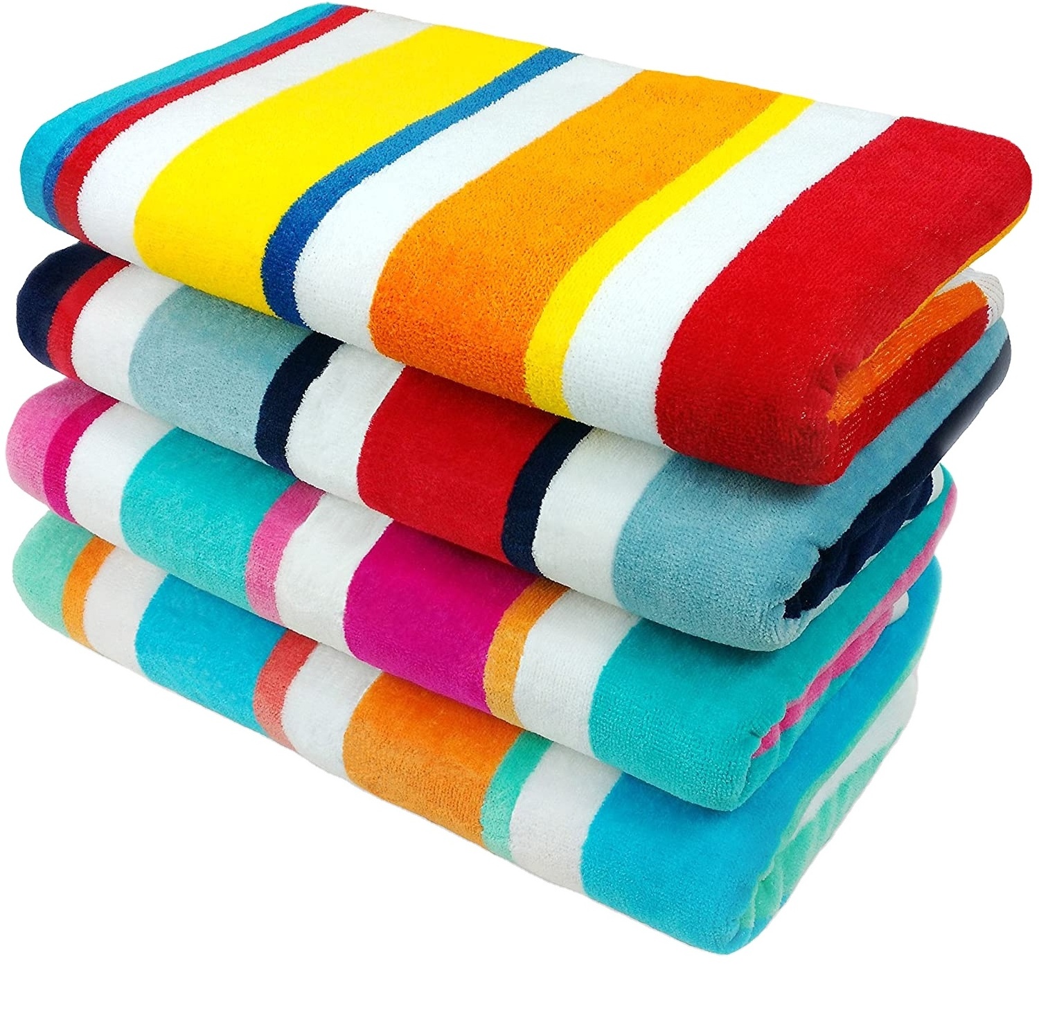 Wholesales Yarn Dyed Fitted Beach Towels For Lounge Chair With Colour full beach towels