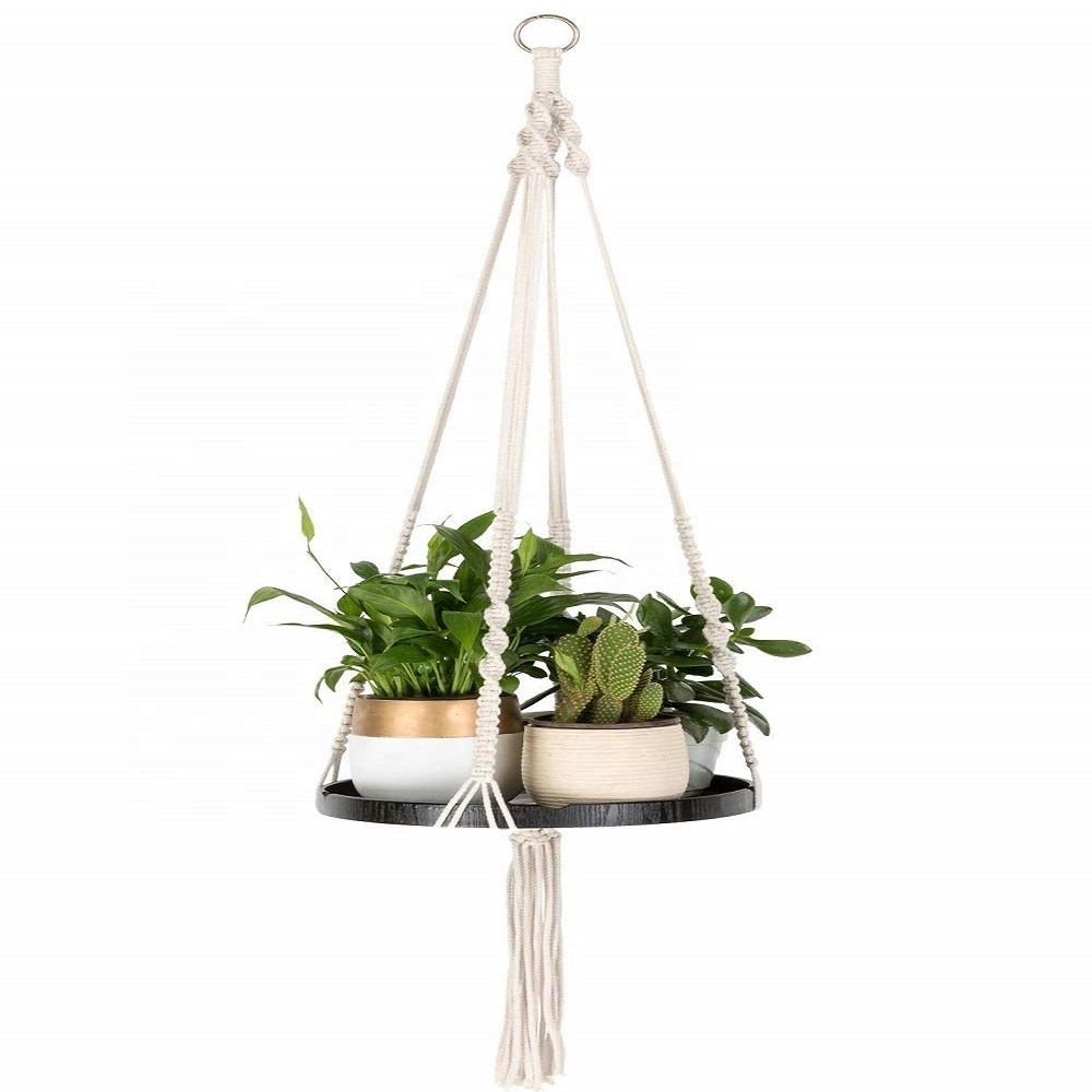 Macrame plant hanger/Holder Made of 100% Cotton in cheap prices in Wholesale Made In India By Avior Industries PVT LTD