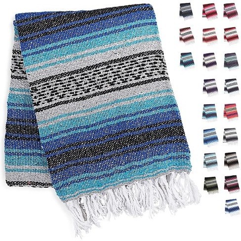 Hot Selling 2023 Acrylic Mexican Falsa Blankets used in Yoga Picnic Beach made in 48x72