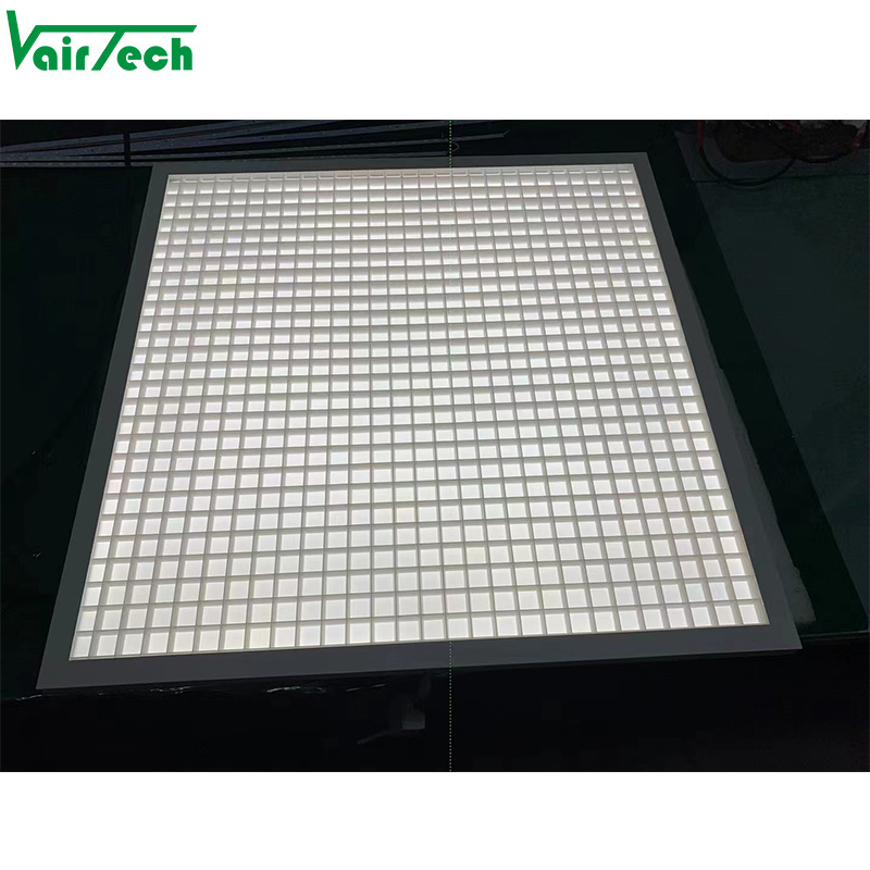 Customized eggcrate ceiling light grilles diffuser core panel sheet for lamp cover