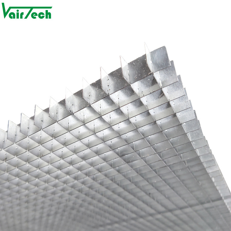 Customized eggcrate ceiling light grilles diffuser core panel sheet for lamp cover