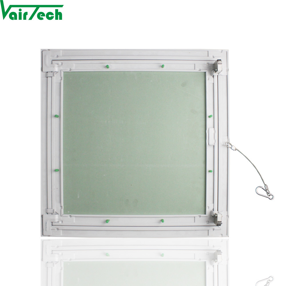 gypsum board suspended spring loaded press open ceiling access panel