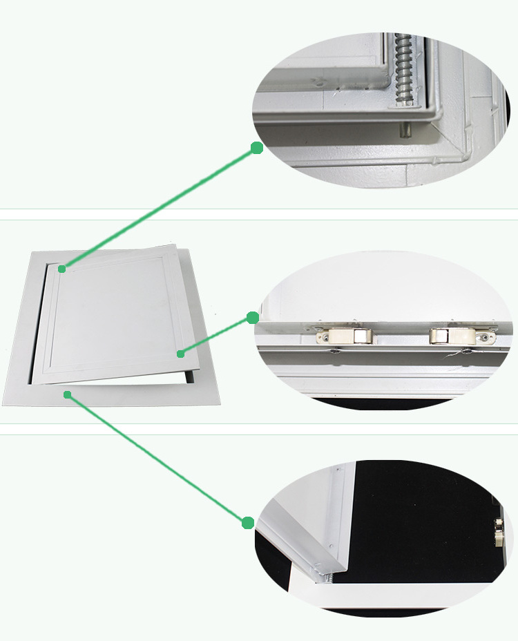 custom size aluminum ceiling wall powder coated white access panel