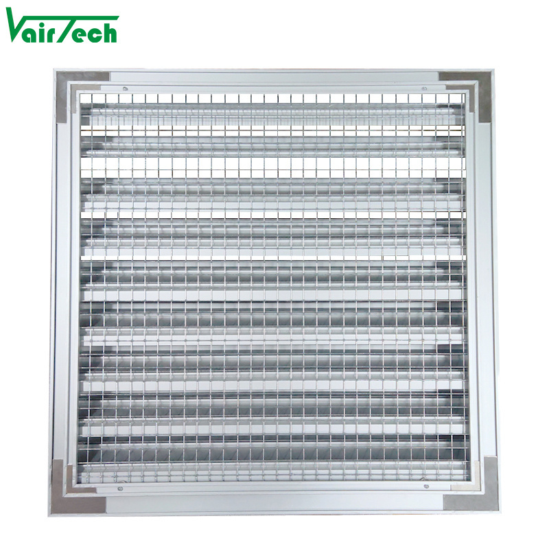 Customized air conditioner ventilation aluminum weatherproof exhaust fresh air louver