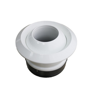 Air conditioning jet nozzle diffuser adjustable ceiling air duct diffuser