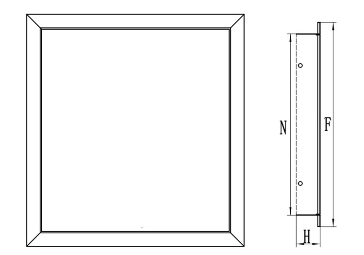 competitive price high quality powder coating Steel ceiling access panel