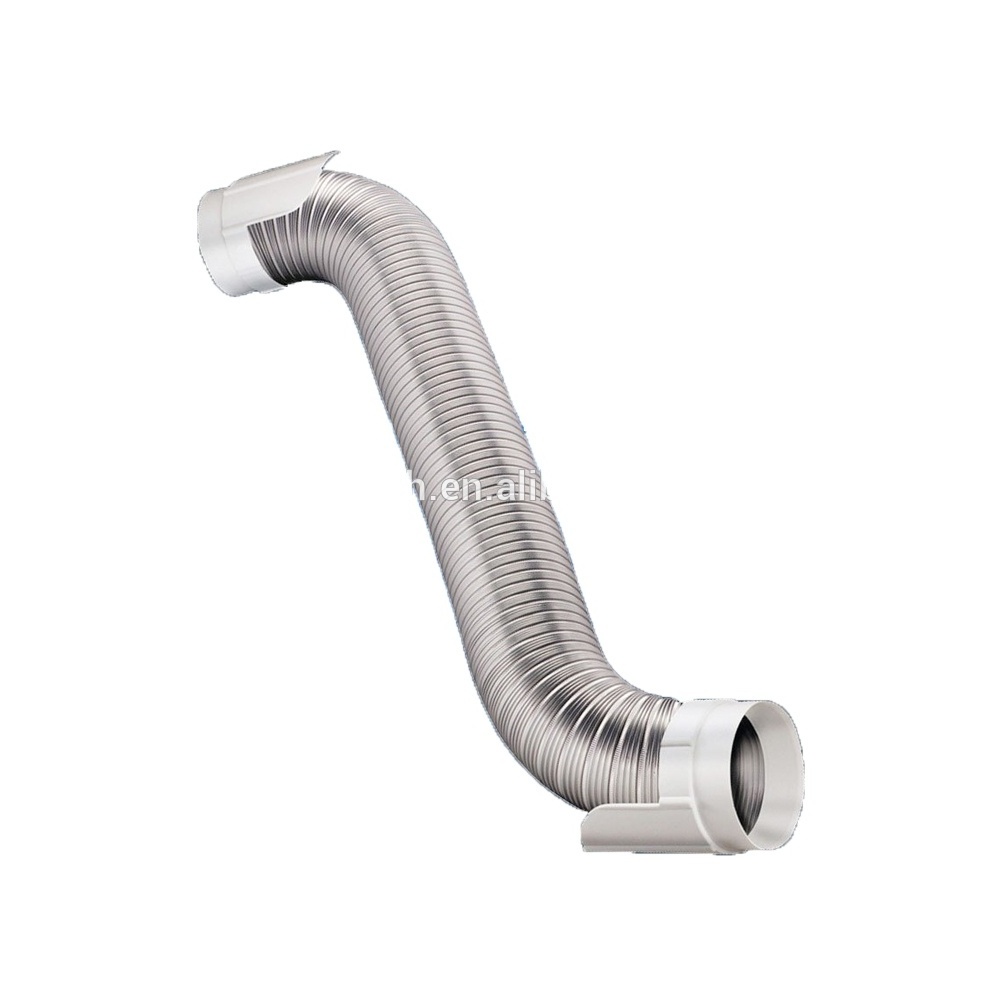 semi rigid aluminum foil flexible air duct filter hose for kitchen ventilation