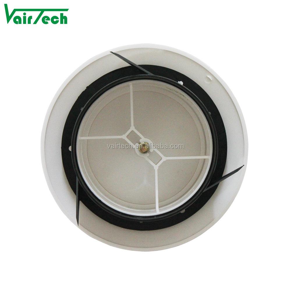 kitchen use ventilation round disc vent plastic air diffuser