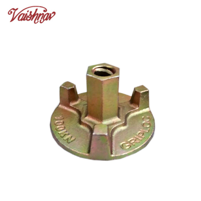 Casting Tie Rod Nut anchor plate wing nut pvc formwork for concrete building