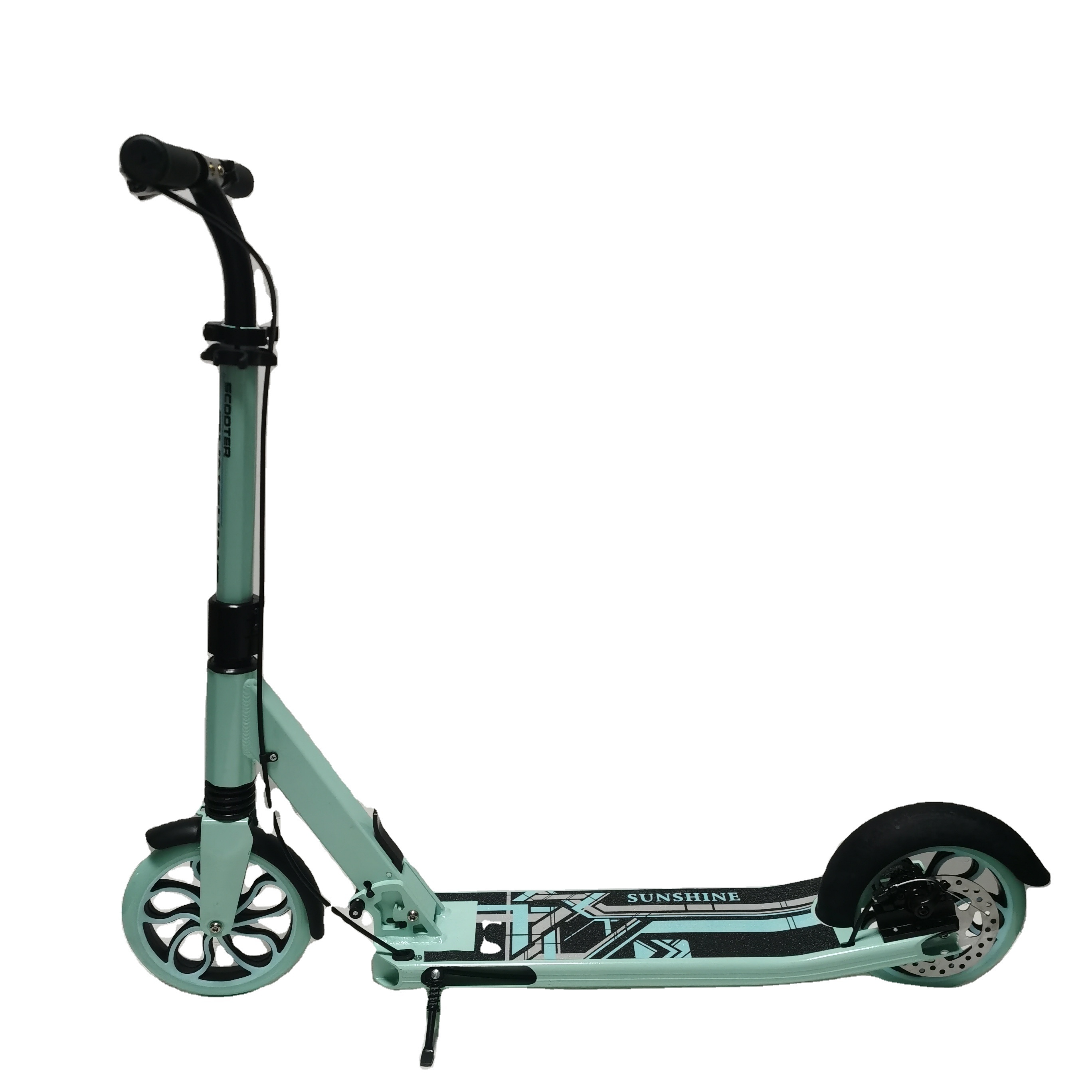 New Arrival Aluminium Adult Pro Kick Scooter Customized color Big Wheel Foot Scooter with Disc Brake  City School Ride Scooter