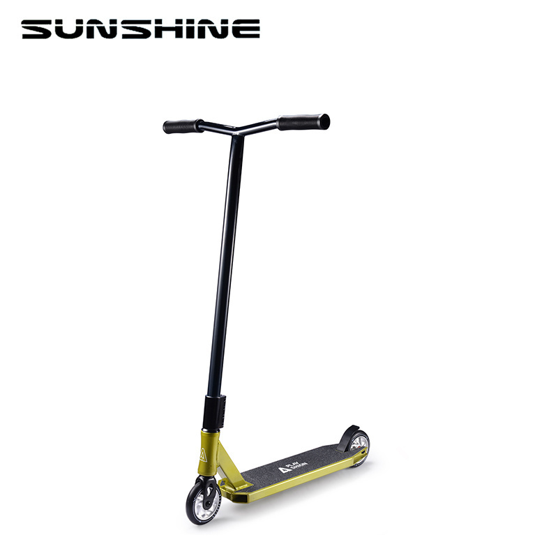 Professional pedal skate scooter rainbow stunt kick scooter 110mm wheels