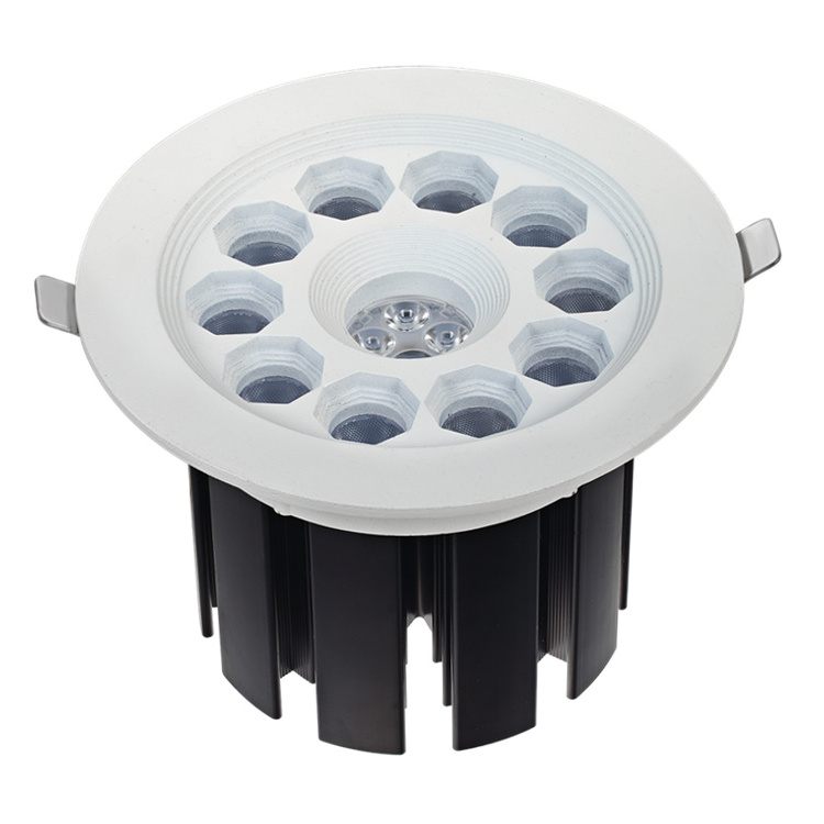 5 years warranty fire-rated 135mm cutout recessed rotatable 30W 40W 6 inch retrofit led adjustable downlight