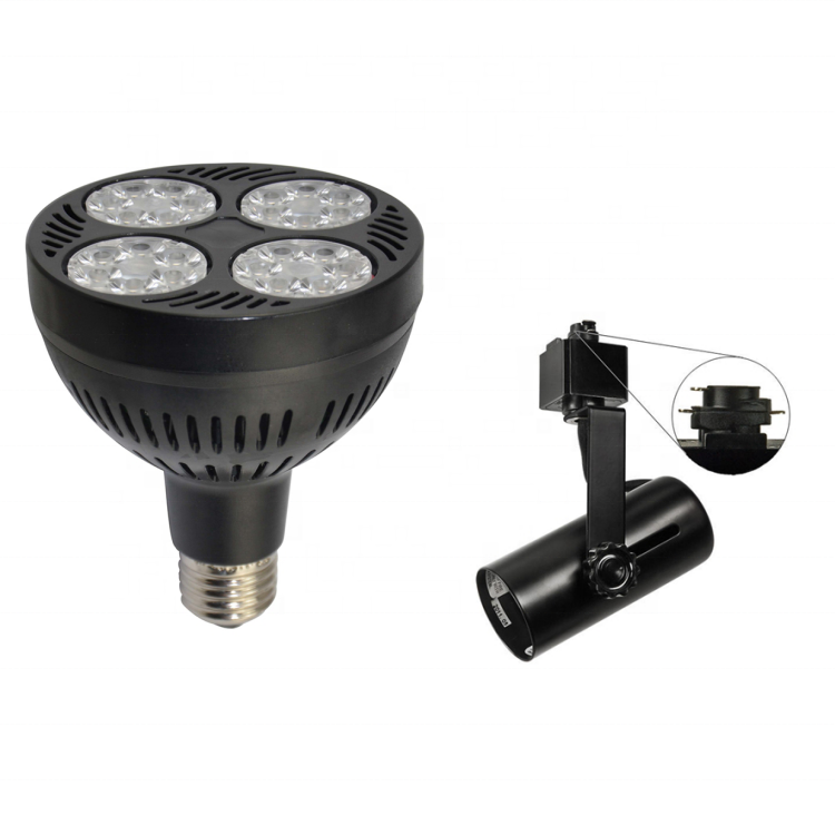 High CRI95 retrofit par30 led light 18 watt dimmable led 30w e26 6500k par30 with track fixture