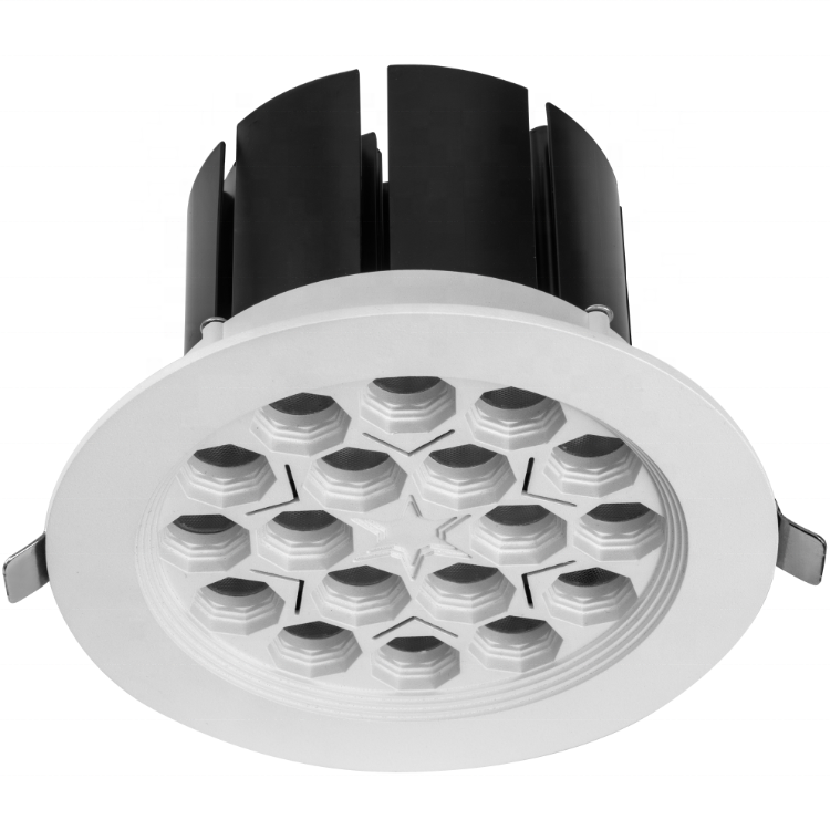 surface mounted trimless fire rated recessed lights dimmable housing  frame 40w rotate adjustable led downlight