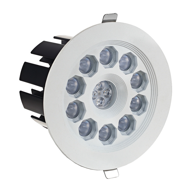 5 years warranty fire-rated 135mm cutout recessed rotatable 30W 40W 6 inch retrofit led adjustable downlight