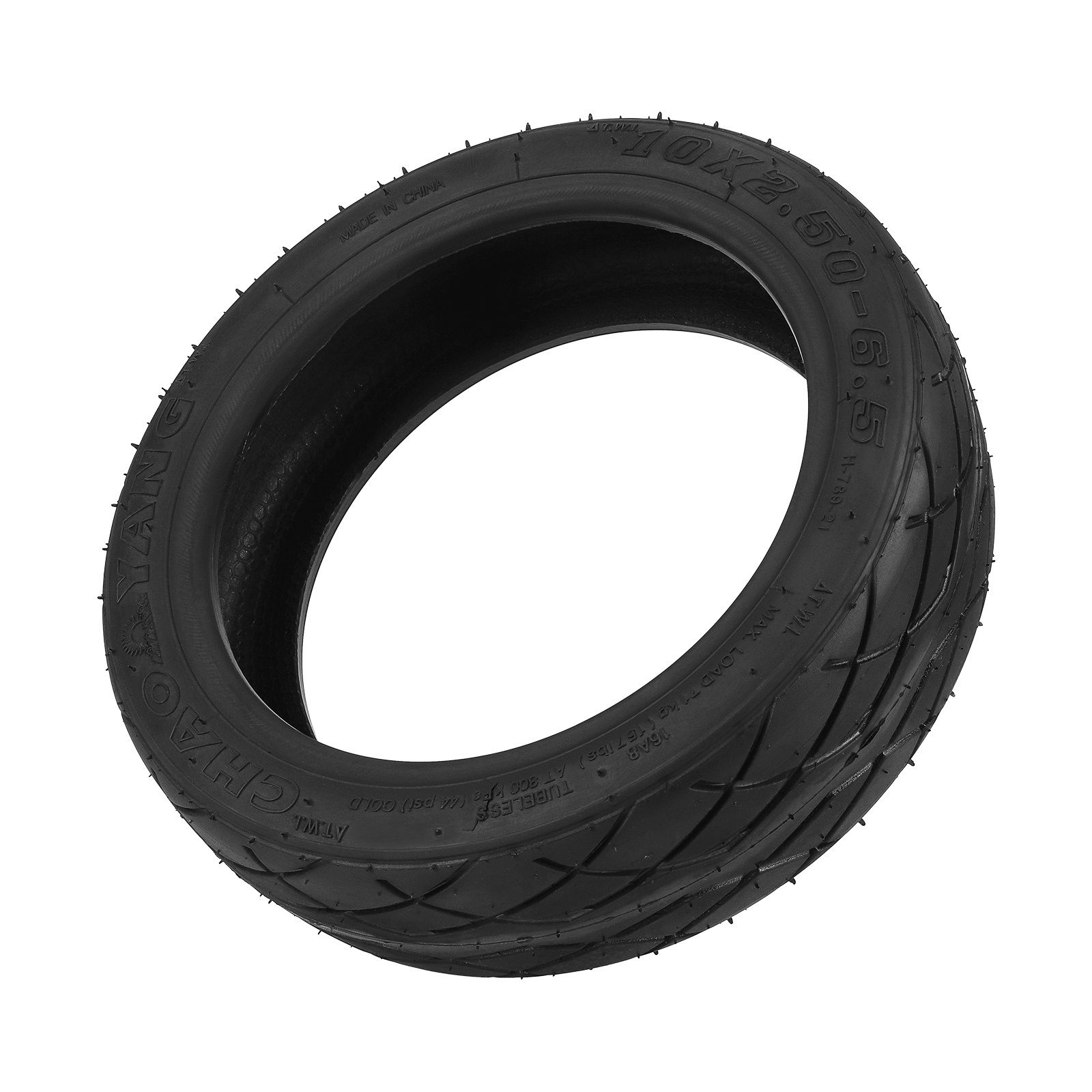 CHAOYANG 10*2.50-6.5 tubeless tire with valve for Mediamarket ODYS Neo e100 scooters tubeless tire