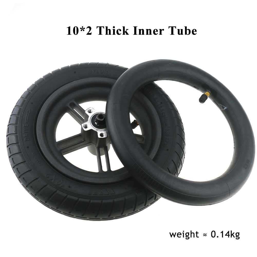 For Xiaomi M365 Pro Scooter/10x2 54-156 Tyre Wanda P1237 Tire 10*2 Inner Tube With 90 Straight Valve/ 10 Inch Camera Upgraded