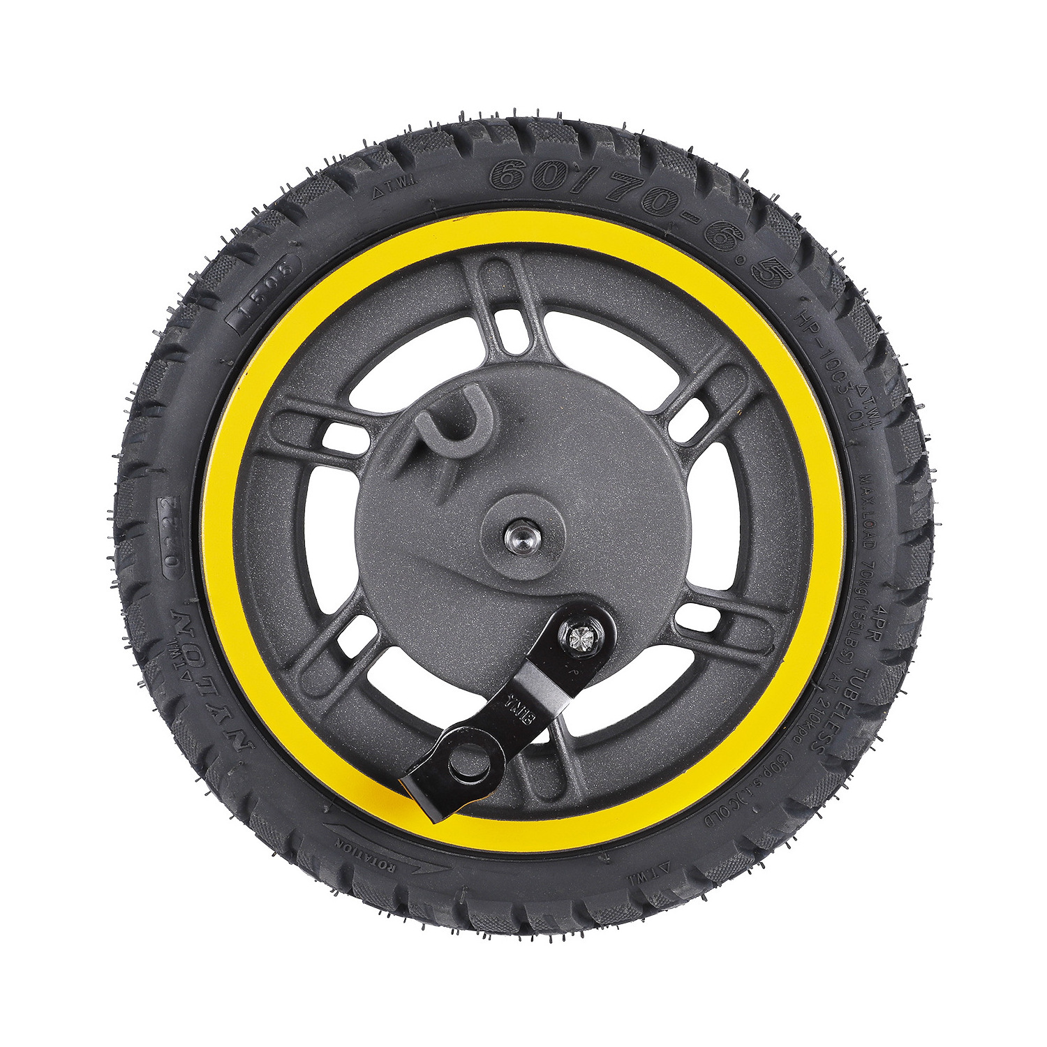 Ulip 10 inch 60/70-6.5 off-road vacuum tires for Ninebot Max G30 tires with air nozzles for electric scooters