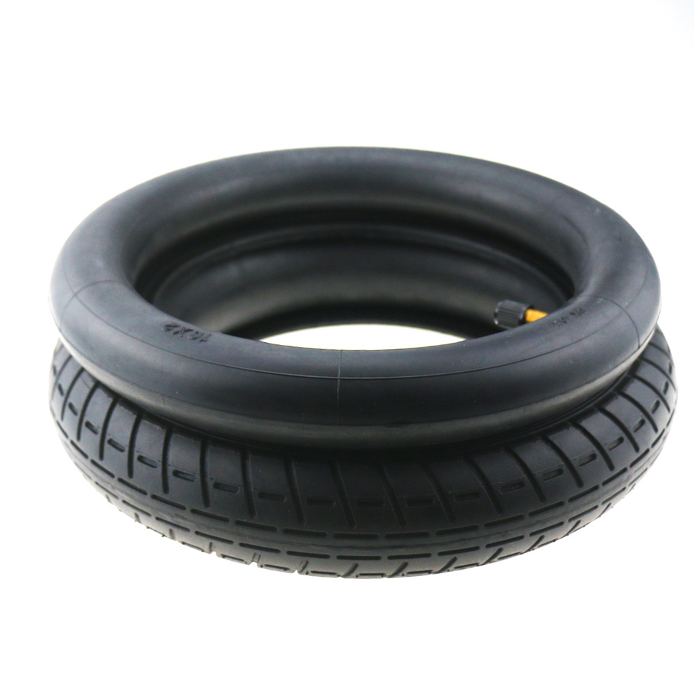 For Xiaomi M365 Pro Scooter/10x2 54-156 Tyre Wanda P1237 Tire 10*2 Inner Tube With 90 Straight Valve/ 10 Inch Camera Upgraded