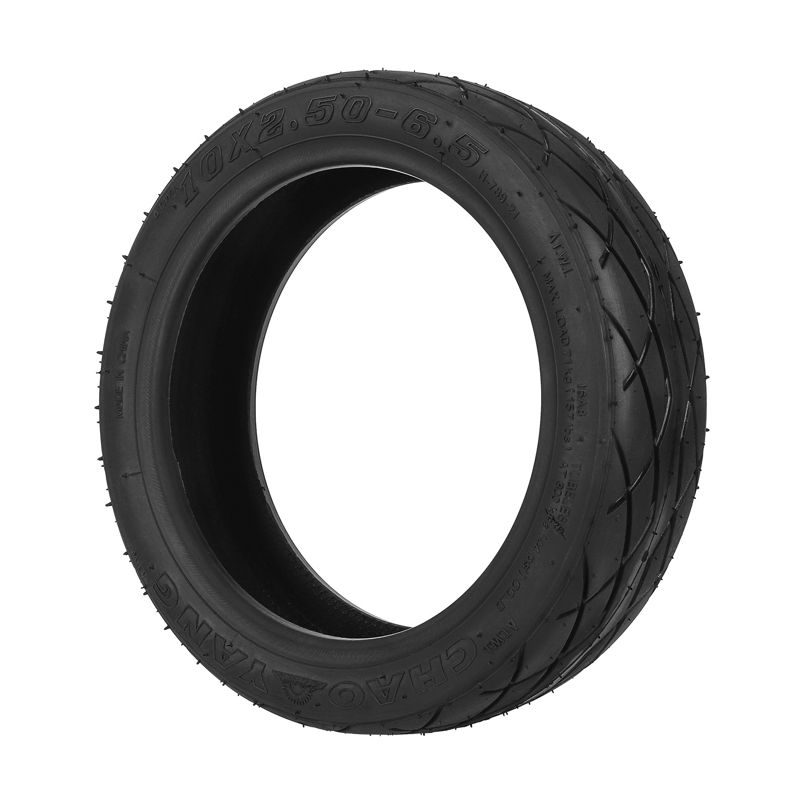 CHAOYANG 10*2.50-6.5 tubeless tire with valve for Mediamarket ODYS Neo e100 scooters tubeless tire