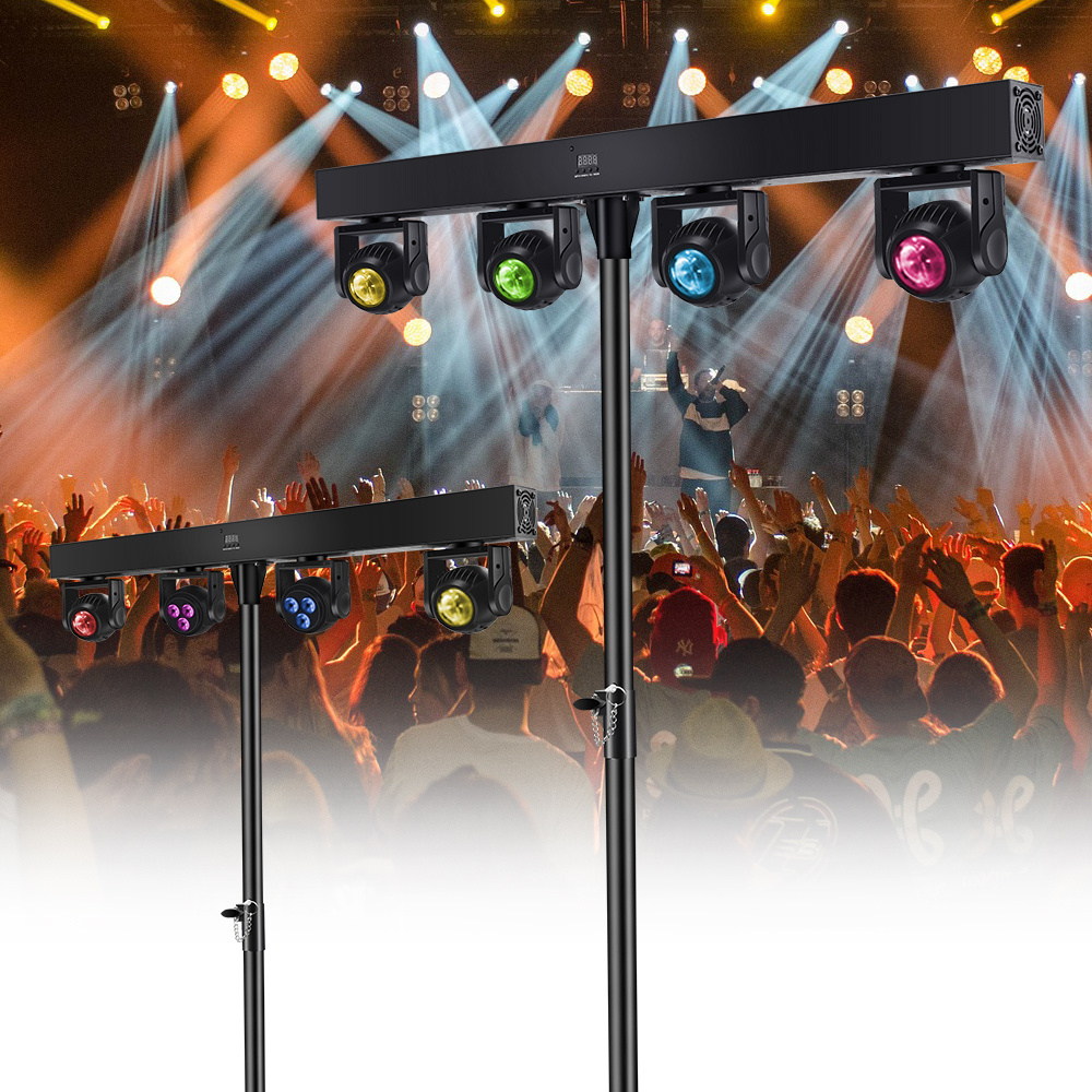 VALAVA 140W  Double-sided Moving Head light Can Set Wash+Beam RGBW Led Home Party Disco DJ stage Stand Light KTV and Bar