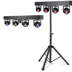 VALAVA 140W  Double-sided Moving Head light Can Set Wash+Beam RGBW Led Home Party Disco DJ stage Stand Light KTV and Bar