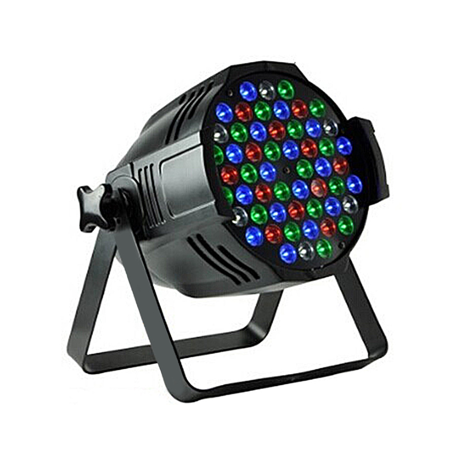 VALAVA 54Pcs 3In1 Aluminum LED Stage Lighting Professional Equipment Par Light Dicso Lights