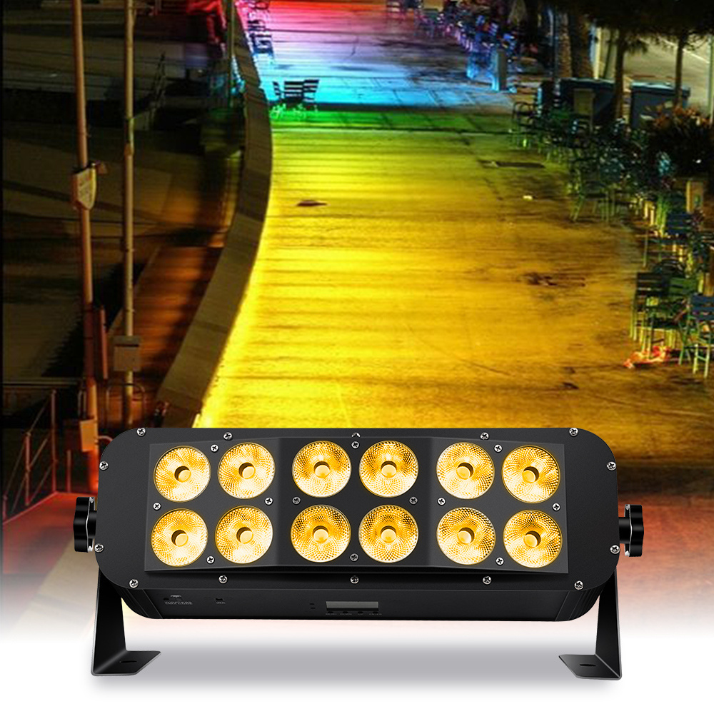 VALAVA DJ light battery powered led par lights 12x18W with remote control uplight