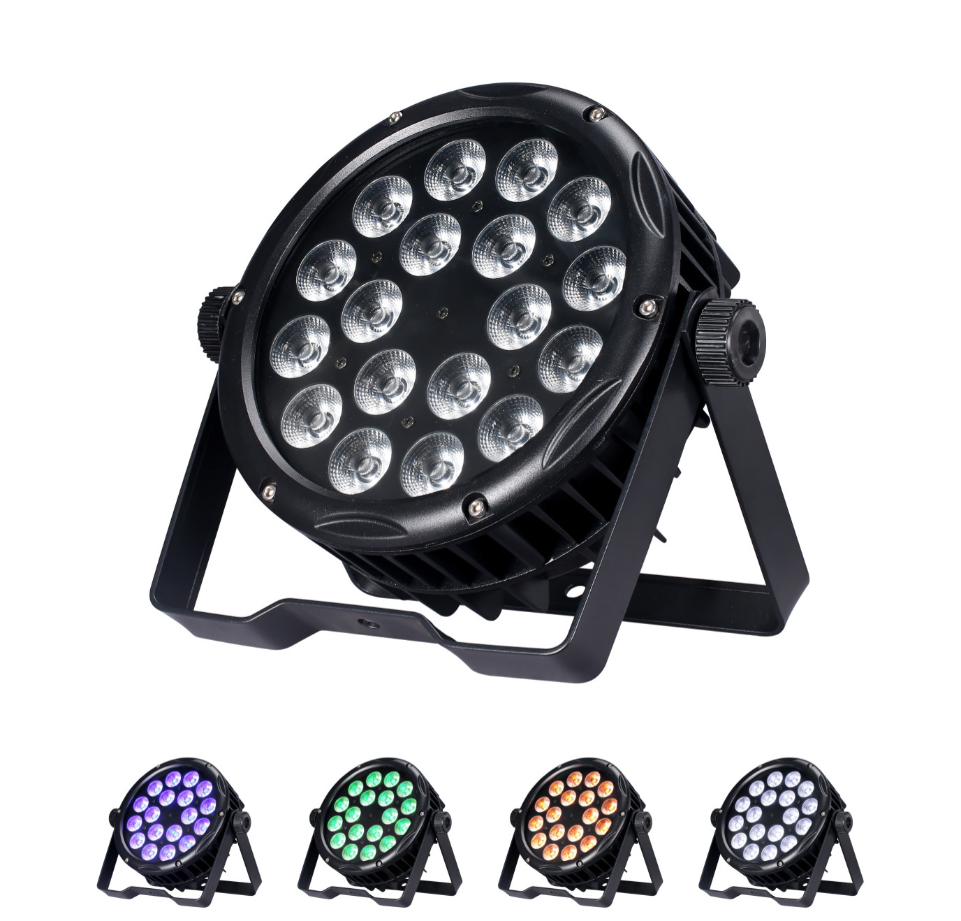 18*12W Lamps Led Stage Lights Rated Outdoor Lighting Can Control Rgb Club Dmx512 Effect IP65 6in1 Waterproof Par Light