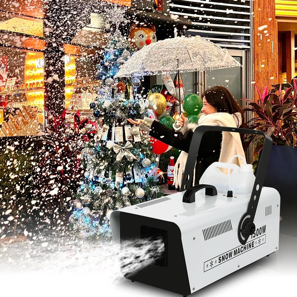 VALAVA 1500w Mini Dj Snow Machine Party Stage Small Artificial Snow Making Machine