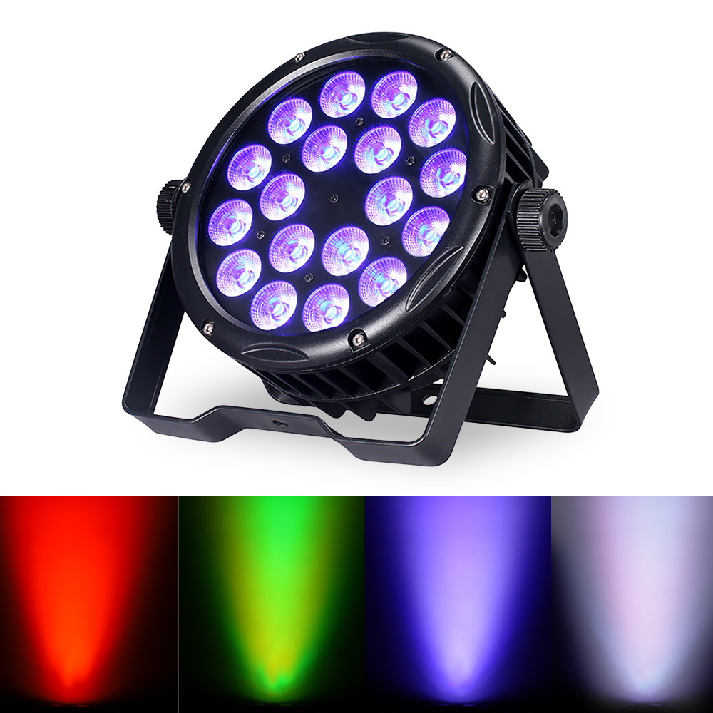 Outdoor Par Lights 18*8W RGBW 4IN1 LED Disco DJ Party Holiday Christmas Music Club DMX Waterproof Ip65 Flash Stage Lighting