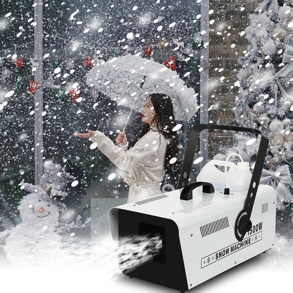 VALAVA 1500w Mini Dj Snow Machine Party Stage Small Artificial Snow Making Machine