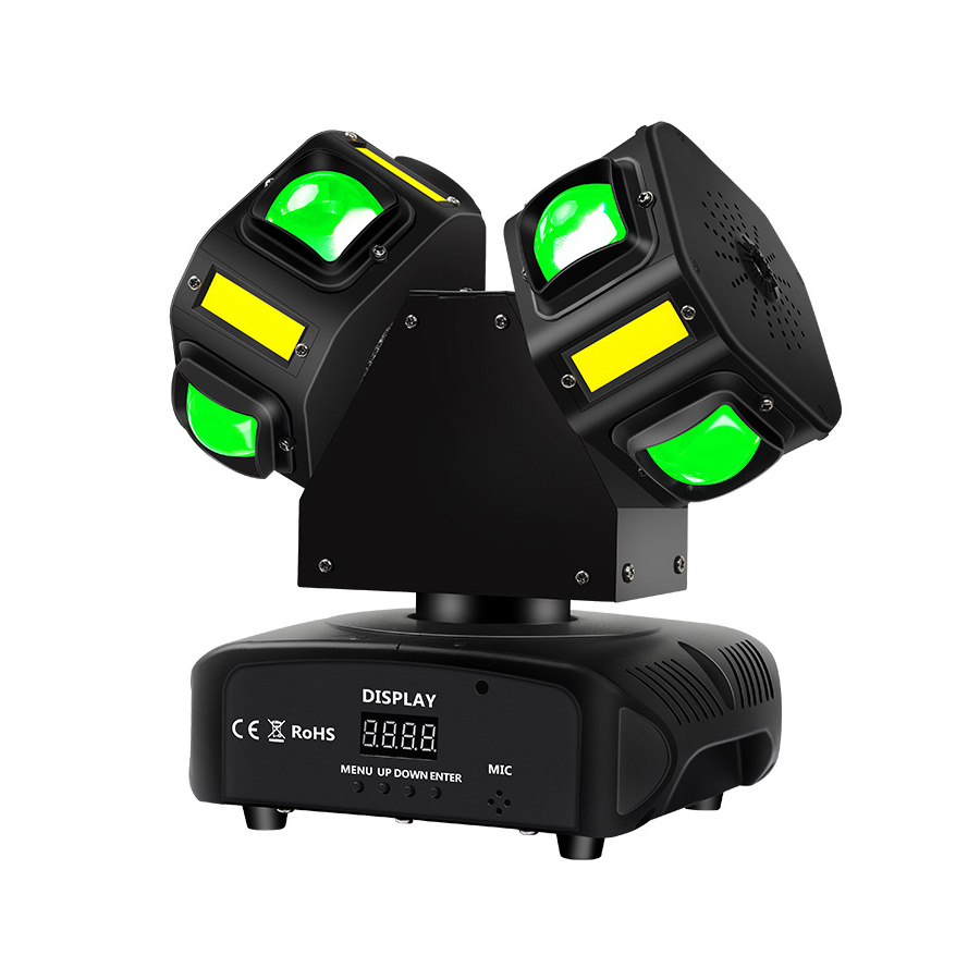 VALAVA Double Sides 8*10W Led Beam Laser Strobe Lighting Moving Head Light Stage Lights For DJ Discos Party Night Club