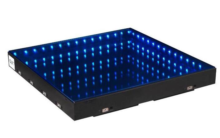 Outdoor waterproof 3D LED Dance Floor Magnetic Mirror for car show wedding party portable dance floors