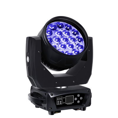 19*15w RGBW 4in1 Focusing Moving Head Stage Lights Led Moving Head Wash Lighting For Wedding Events Party Sharpy Light Disco