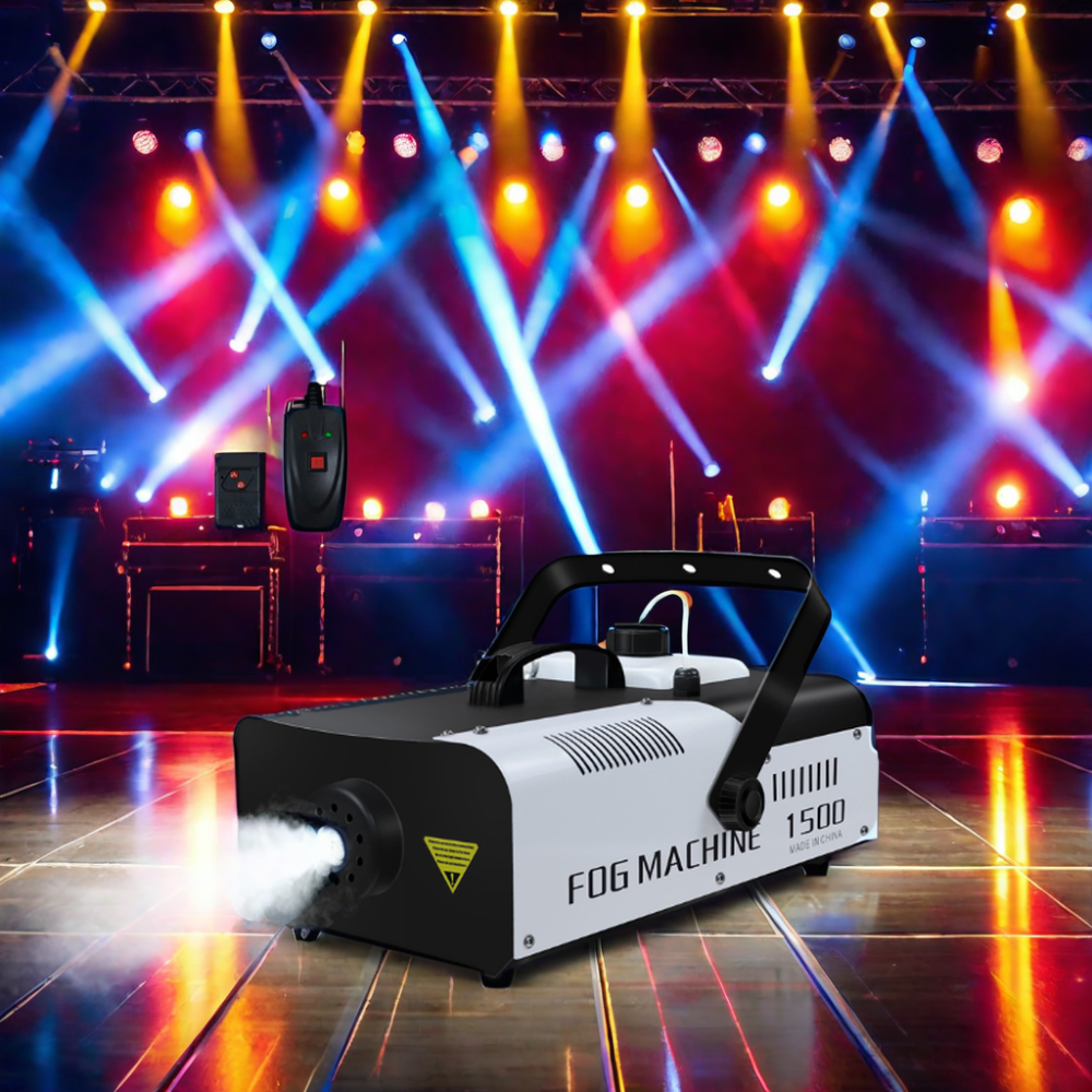 Wholesale 1500W Remote Control Smog Maker Low Smoke Fog Machine for Wedding Party & Stage Events Equipment