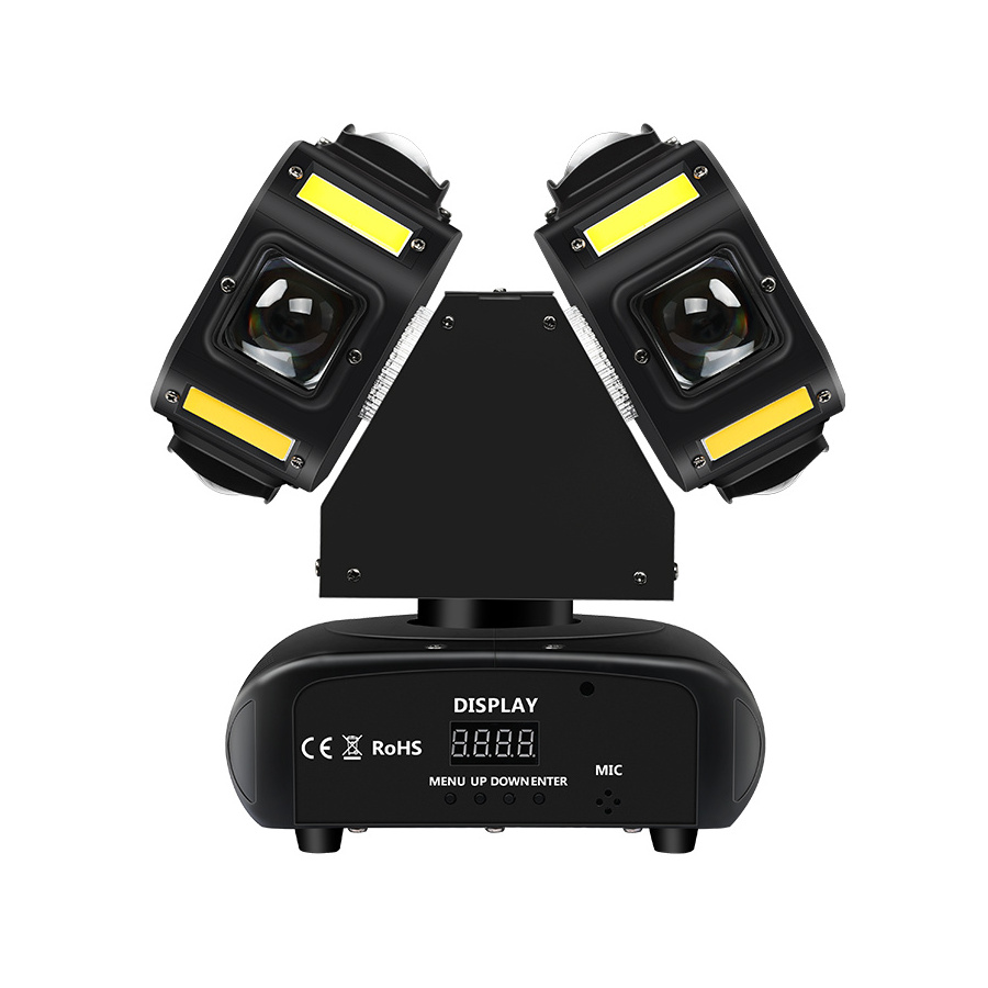 VALAVA Double Sides 8*10W Led Beam Laser Strobe Lighting Moving Head Light Stage Lights For DJ Discos Party Night Club