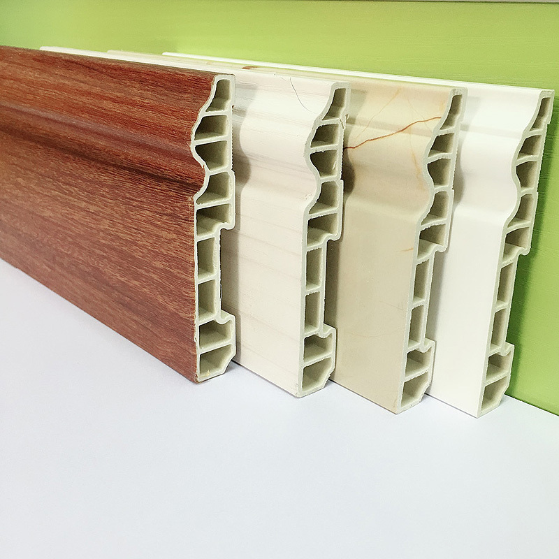 Factory Price Hotel Different Types of Baseboard PVC Skirting Boards Cover Australia