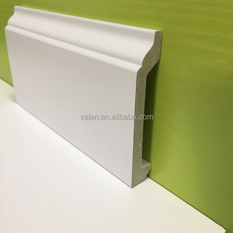 Hualun Guanse Decoration Plastic PVC Floor Strip Moulding Line PS Skirting Baseboard Cover Polymer Wood Color Skirting Board