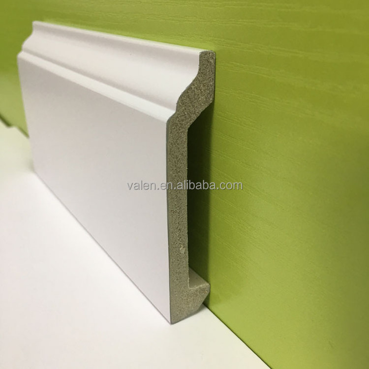 Hualun Guanse Decoration Plastic PVC Floor Strip Moulding Line PS Skirting Baseboard Cover Polymer Wood Color Skirting Board