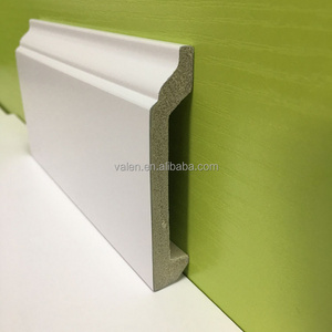 Hualun Guanse Decoration Plastic PVC Floor Strip Moulding Line PS Skirting Baseboard Cover Polymer Wood Color Skirting Board