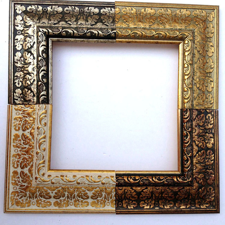 J08509 series Modern Ornate Antique Plastic Moulding Oil Painting Wall Frame