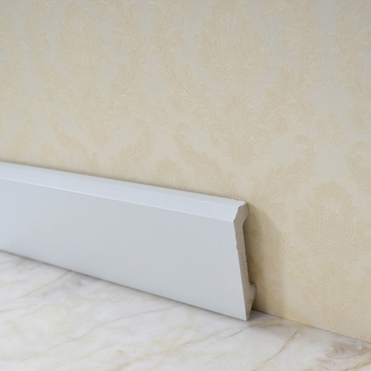 Waterproof Best Modern Wall Trim Molding Modern Skirting Board Cheap 70mm PS Foam Decorative Polystyrene Waterproof Baseboard