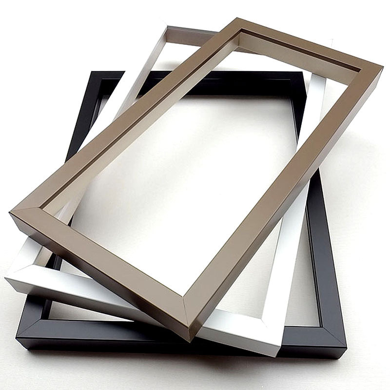 Bulk white 3d deep medal display frame for art Square 12x12 black Shadow Box wholesale with linen