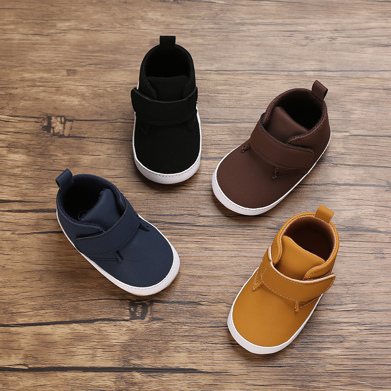 2022 New design Mock suede bulk brand child toddler infant sport shoes for baby boy Casual Shoes