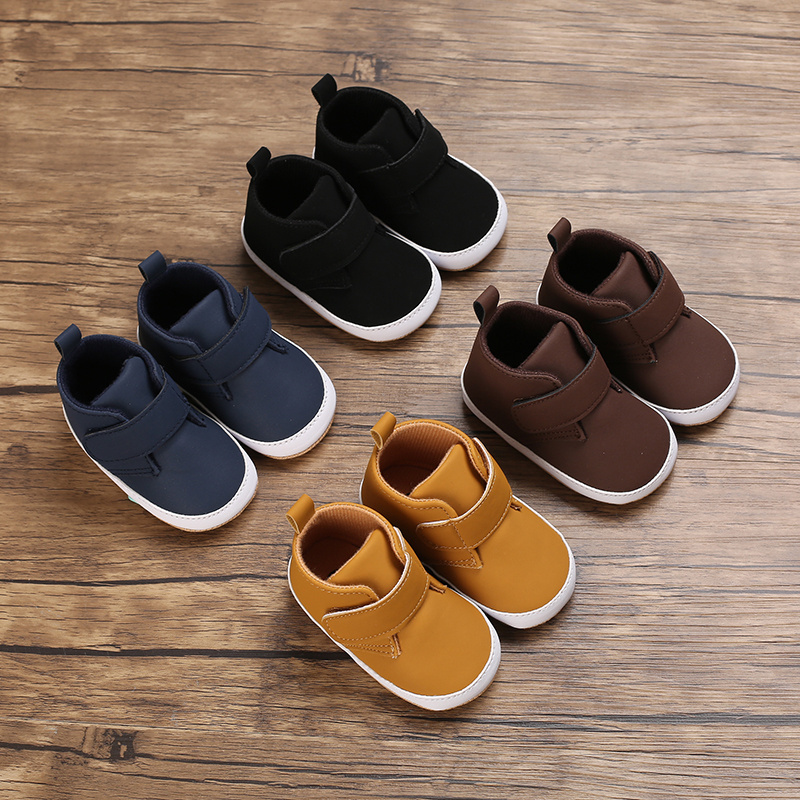 2022 New design Mock suede bulk brand child toddler infant sport shoes for baby boy Casual Shoes