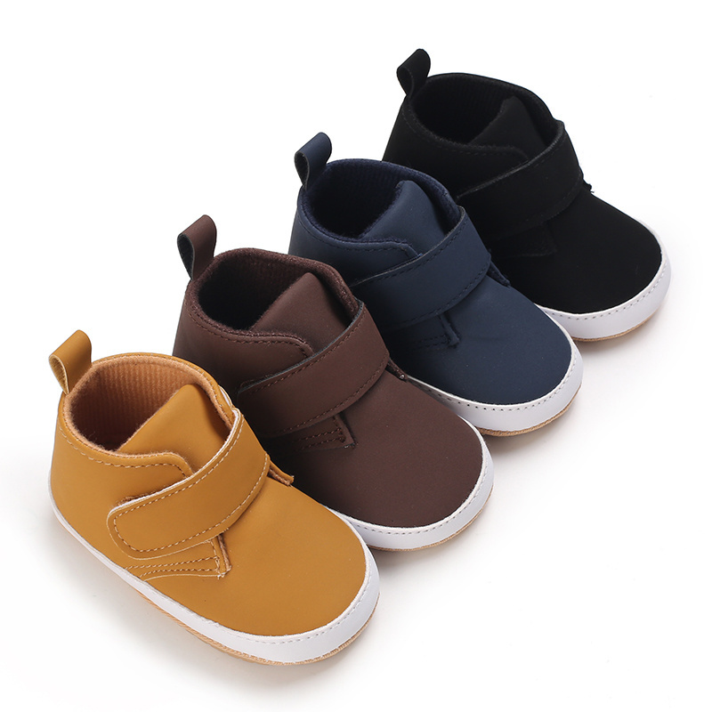 2022 New design Mock suede bulk brand child toddler infant sport shoes for baby boy Casual Shoes