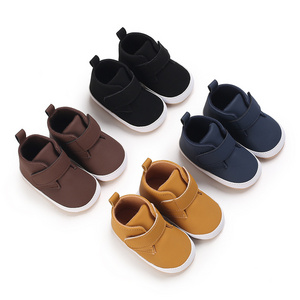 2022 New design Mock suede bulk brand child toddler infant sport shoes for baby boy Casual Shoes