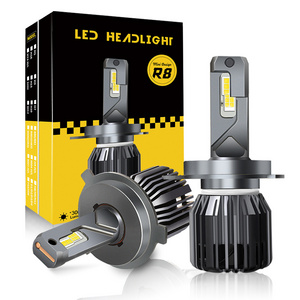 Super bright R8 LED Headlight Bulbs H4 H7 H11 HB3 HB4 H27 6500K 20000lm 30000LM 110W luces led para auto car truck