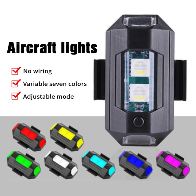 Universal Led Anti-collision warning light sever color flash Aircraft light